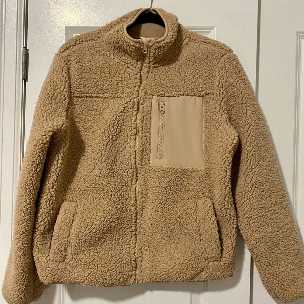 Oversized Fleece Teddy Jacket